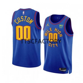 Dres Denver Nuggets Prilagođeni Jordan 2022-23 Statement Edition Royal Swingman - Muške